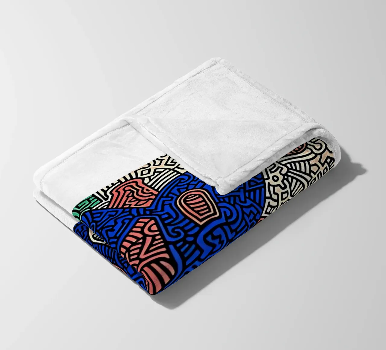 Piglet va de compras por Keith Haring manta de franela de tokovictory