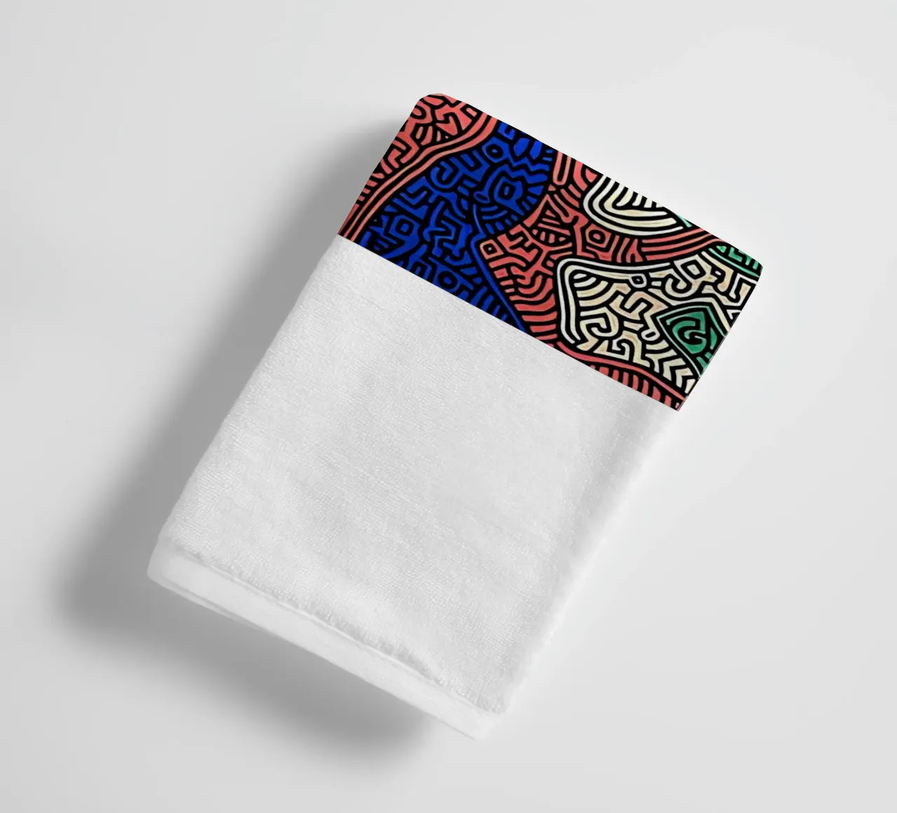 Piglet va de compras por Keith Haring toalla de baño de tokovictory