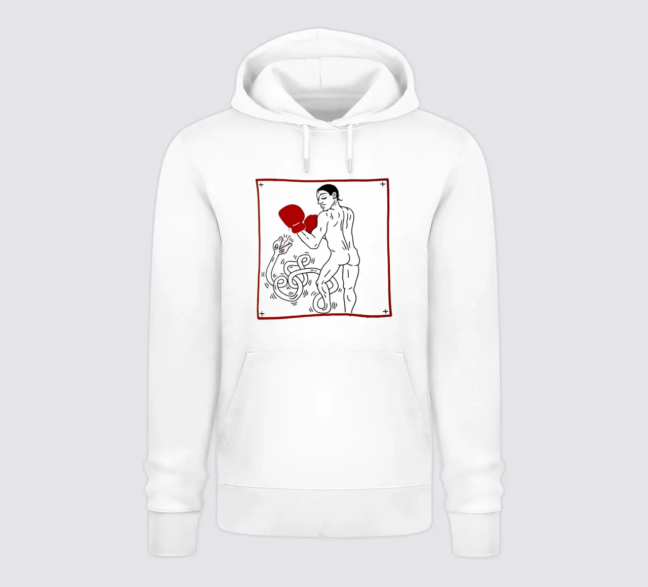 Ritratto di Macho Camacho di Keith Haring felpa con cappuccio da tokovictory