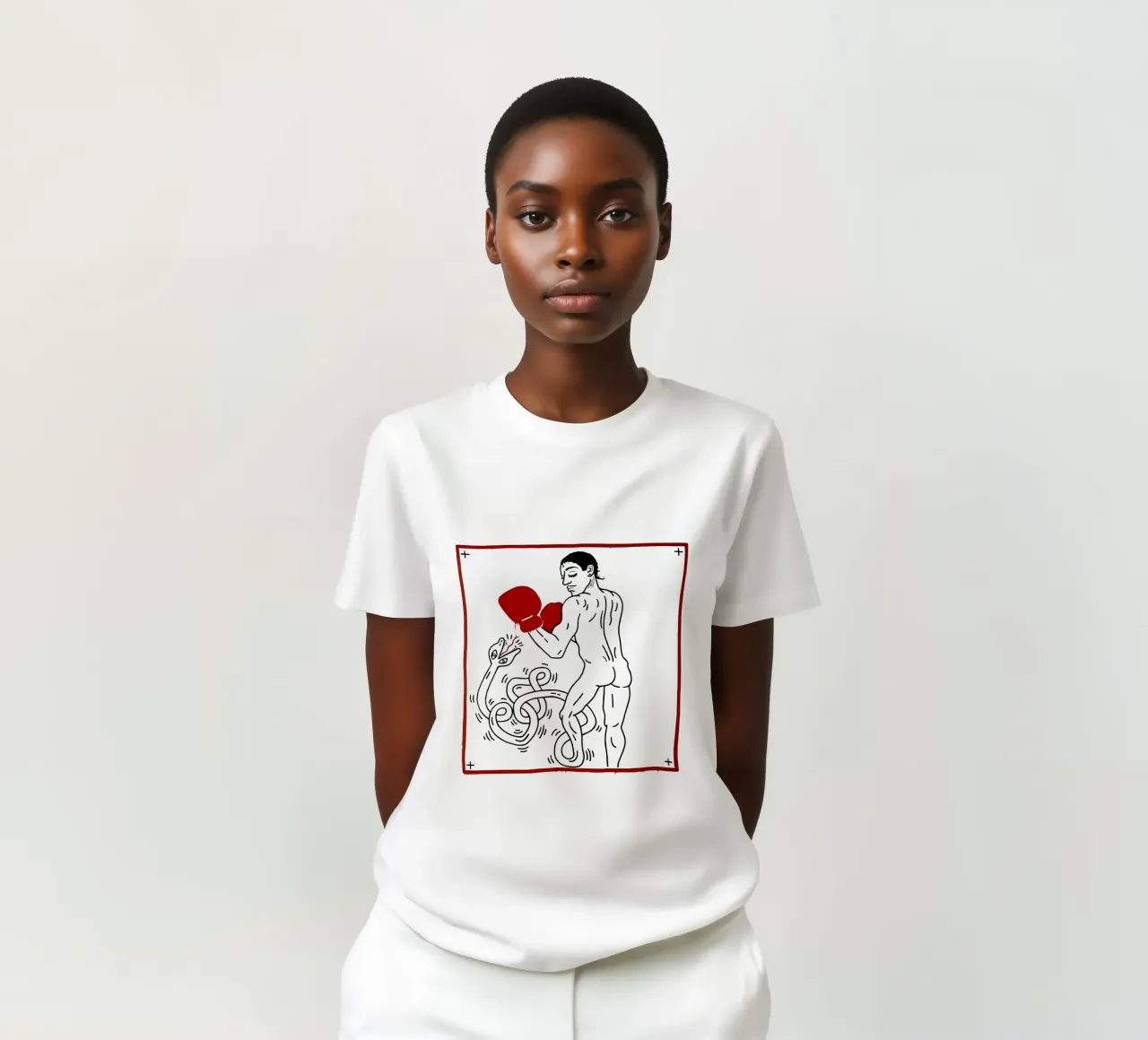 Ritratto di Macho Camacho di Keith Haring t-shirt da tokovictory