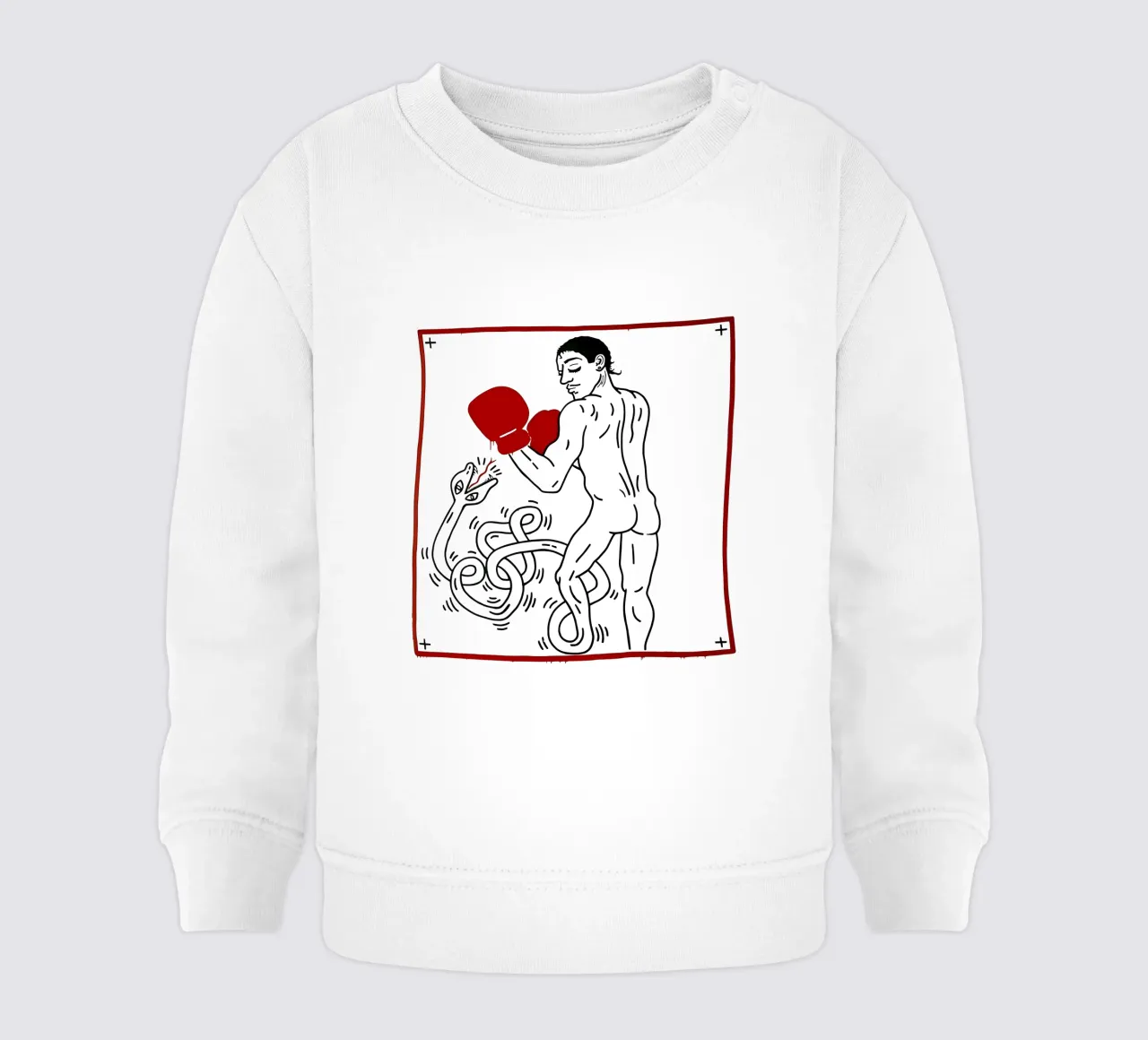 Ritratto di Macho Camacho di Keith Haring felpa neonato da tokovictory