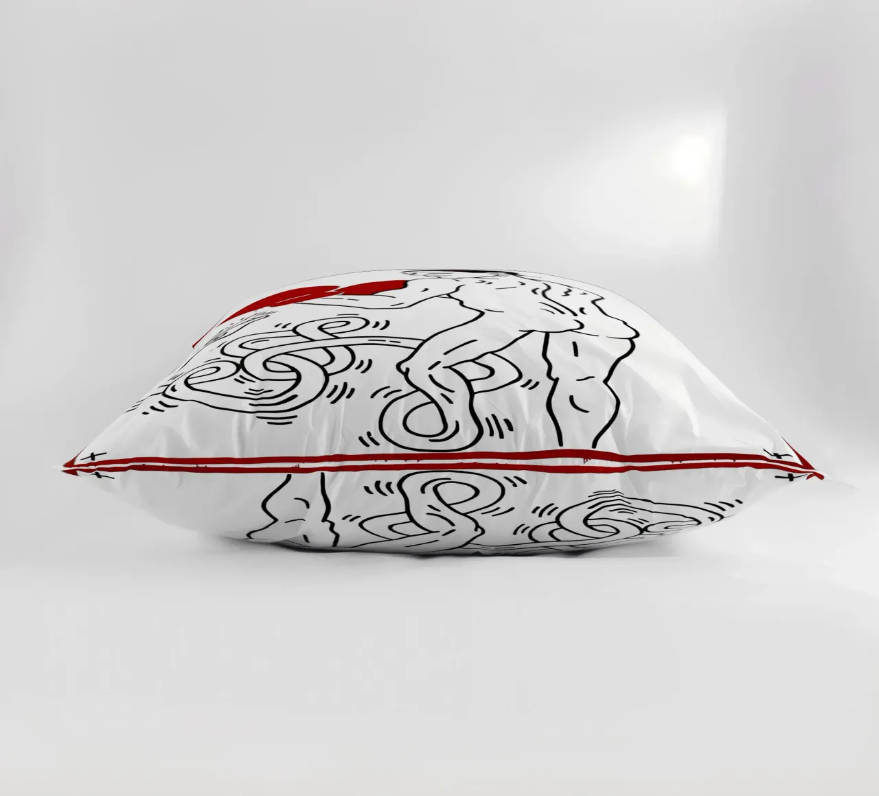 Ritratto di Macho Camacho di Keith Haring cuscino da tokovictory