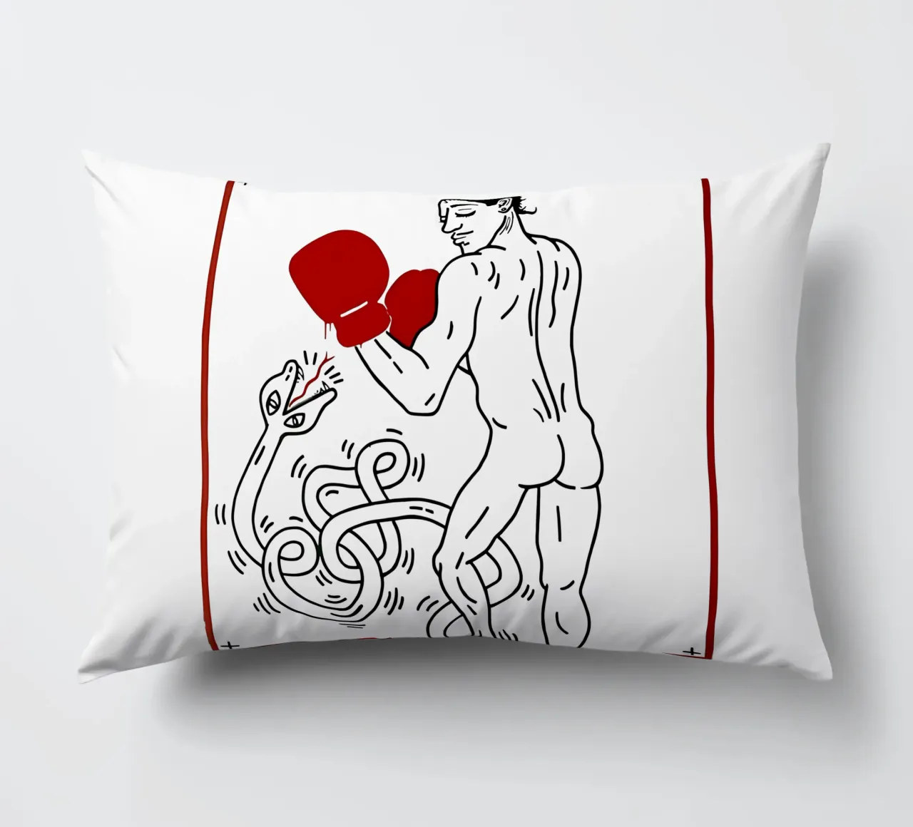 Ritratto di Macho Camacho di Keith Haring cuscino da tokovictory
