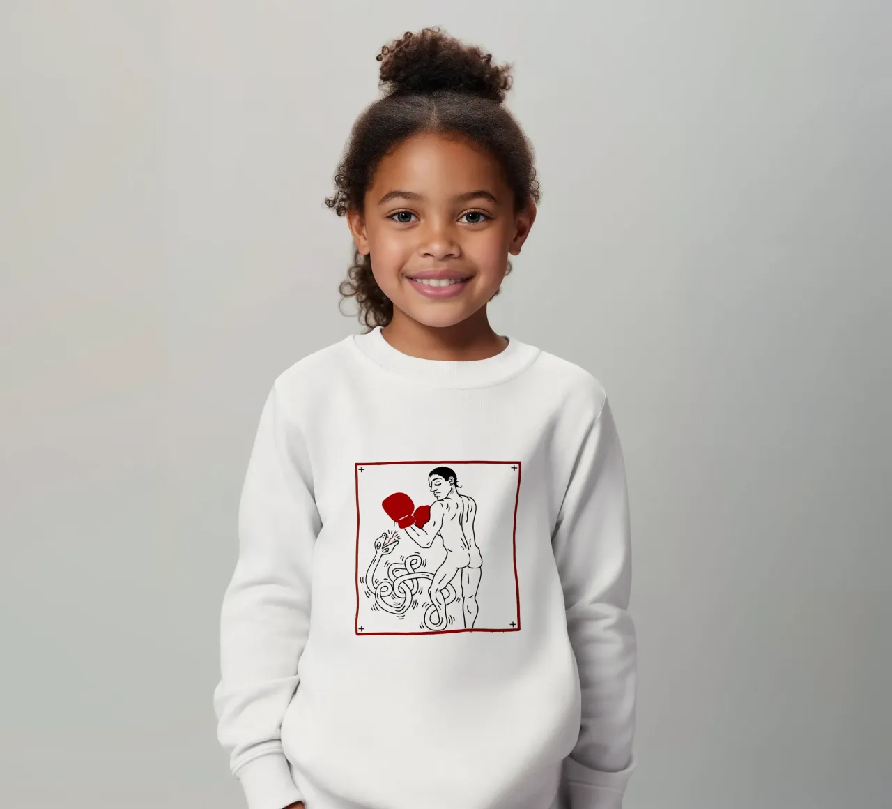Ritratto di Macho Camacho di Keith Haring felpa bambino da tokovictory