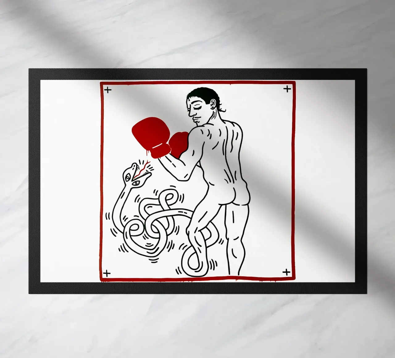 Ritratto di Macho Camacho di Keith Haring zerbino da tokovictory