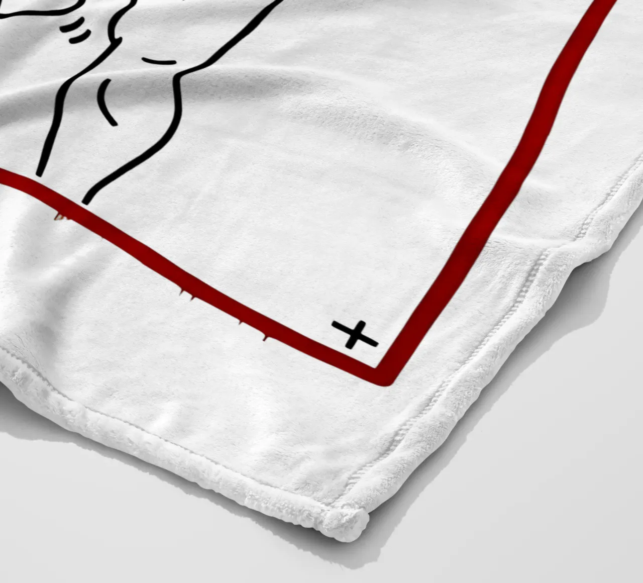 Ritratto di Macho Camacho di Keith Haring coperta in pile da tokovictory