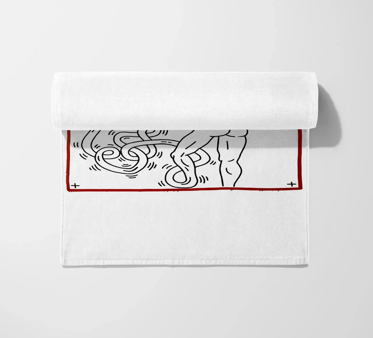 Ritratto di Macho Camacho di Keith Haring telo mare da tokovictory