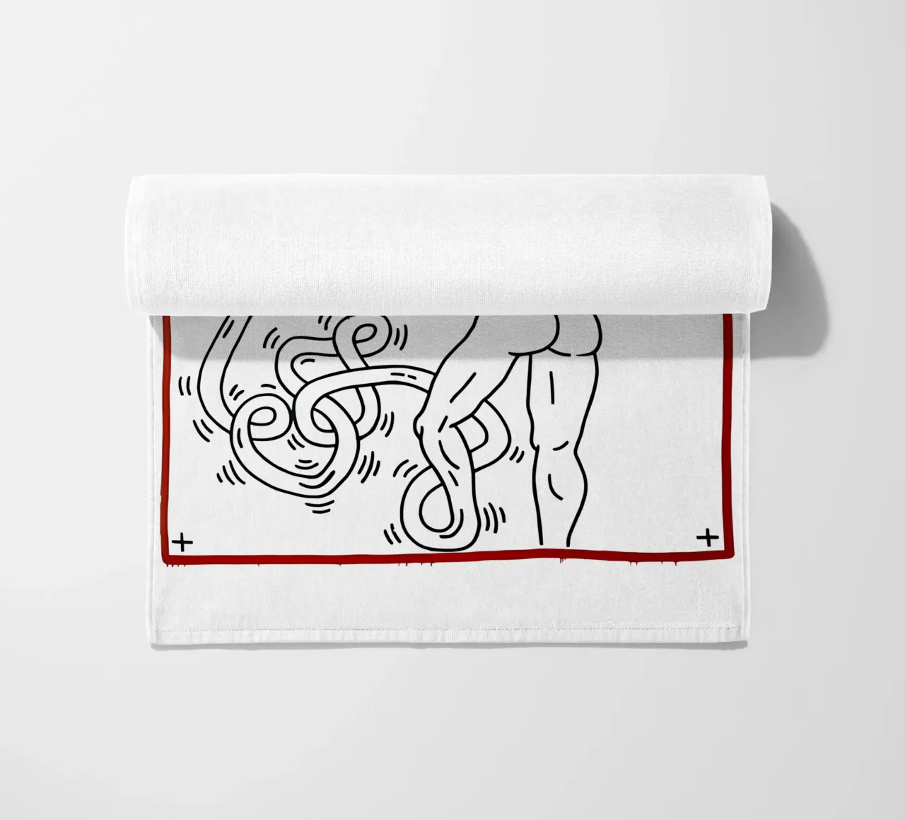 Ritratto di Macho Camacho di Keith Haring telo mare da tokovictory