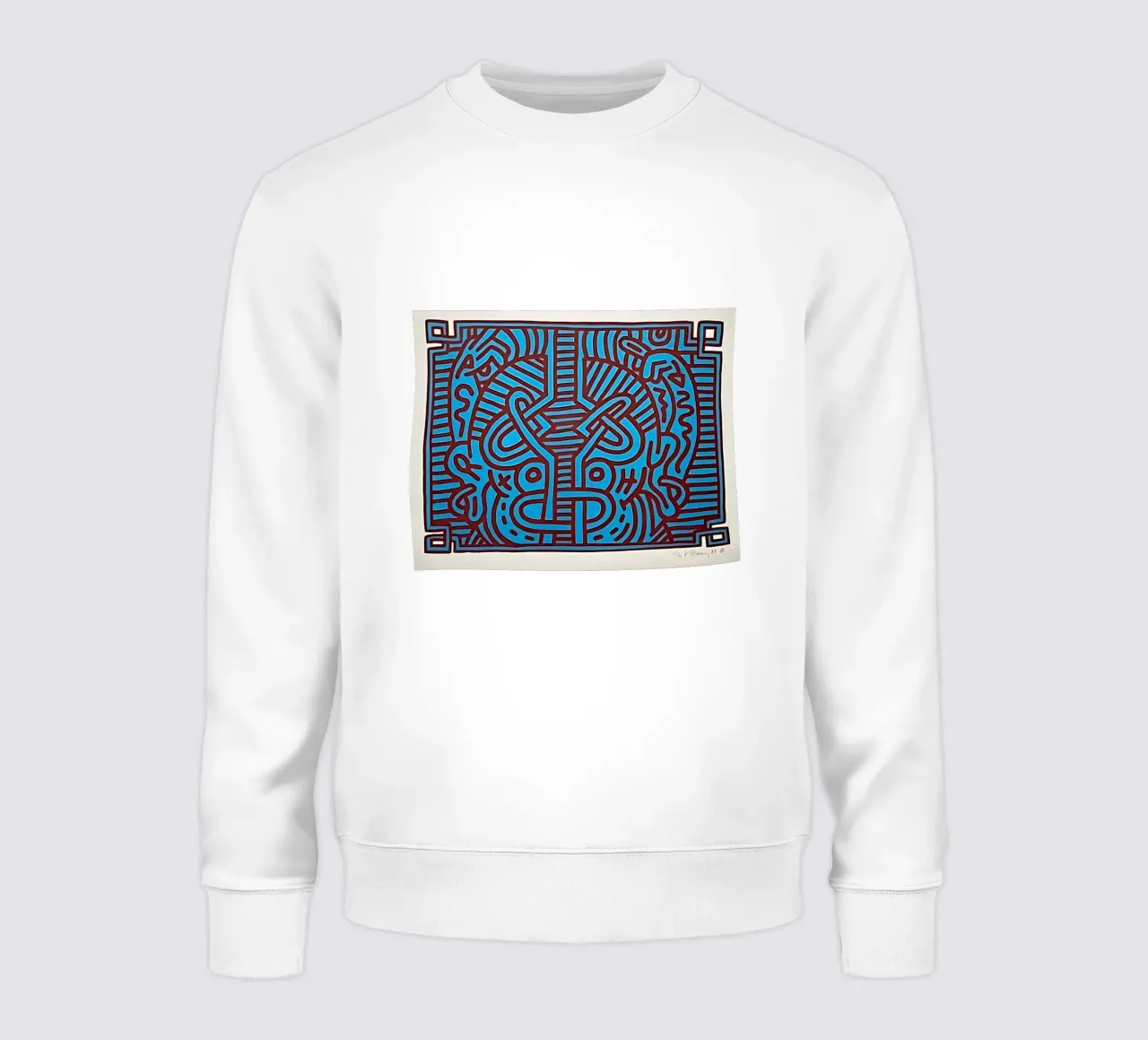 Buddha di cioccolato 1 di Keith Haring felpa da tokovictory