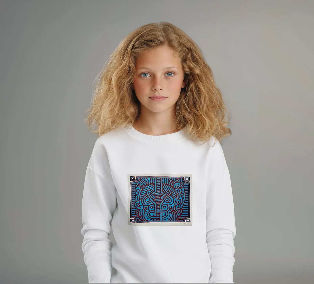 Buddha di cioccolato 1 di Keith Haring felpa bambino da tokovictory