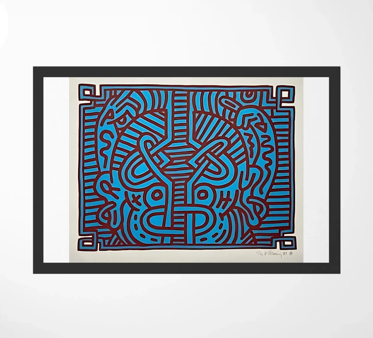 Buddha di cioccolato 1 di Keith Haring zerbino da tokovictory