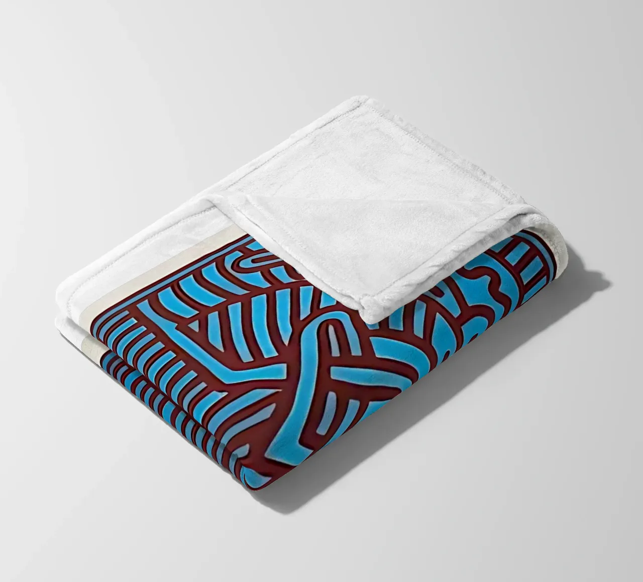 Buddha di cioccolato 1 di Keith Haring coperta in pile da tokovictory