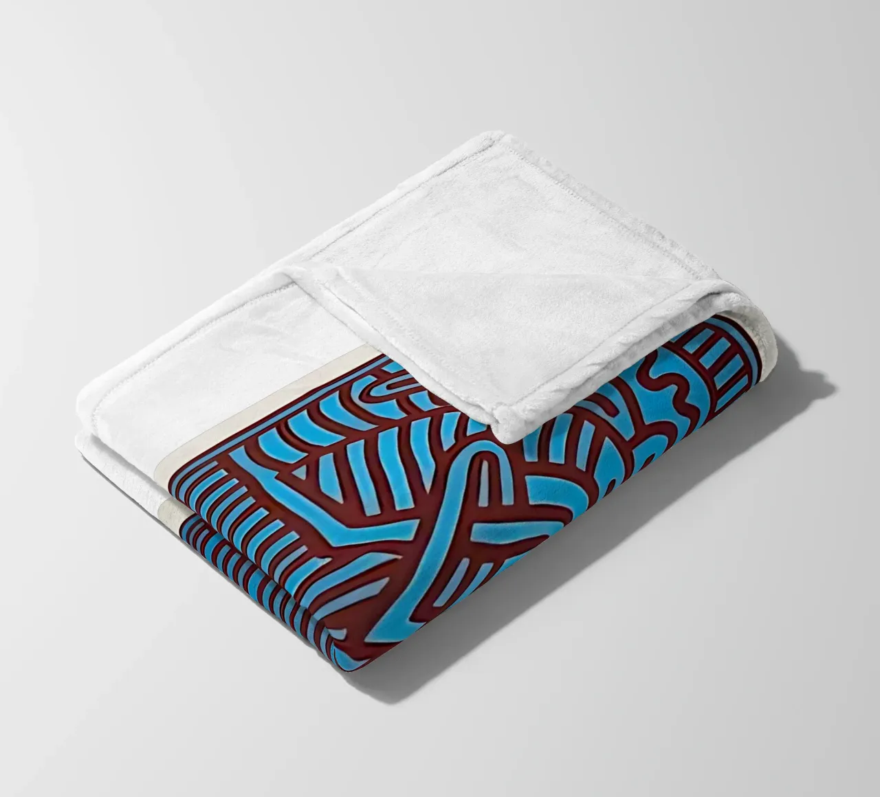 Buddha di cioccolato 1 di Keith Haring coperta in pile da tokovictory