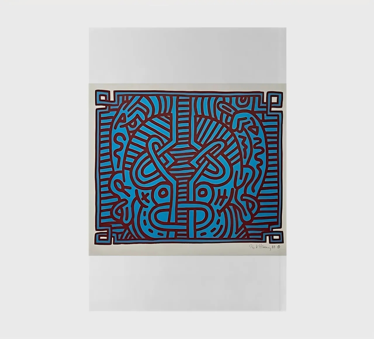 Chocolate Buddha 1 by Keith Haring notebook by tokovictory