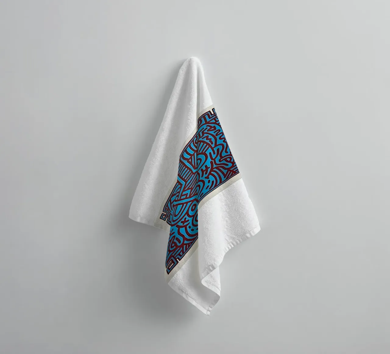 Buddha di cioccolato 1 di Keith Haring asciugamano da bagno da tokovictory