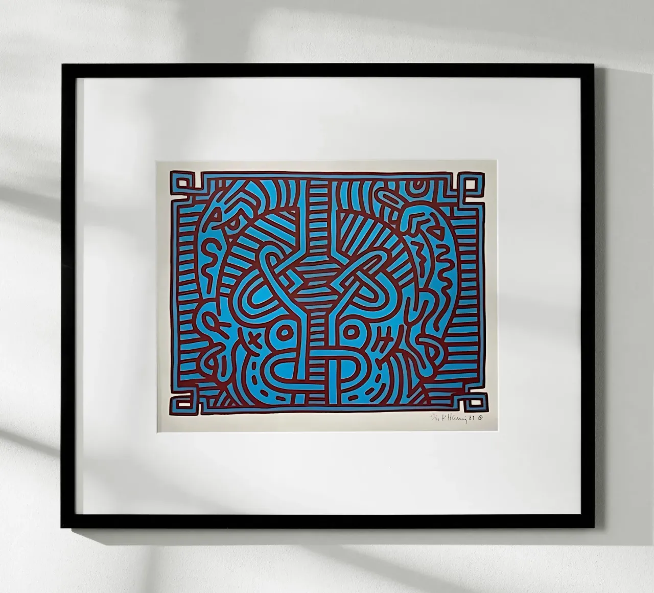 Buddha di cioccolato 1 di Keith Haring carta hahnemühle da tokovictory