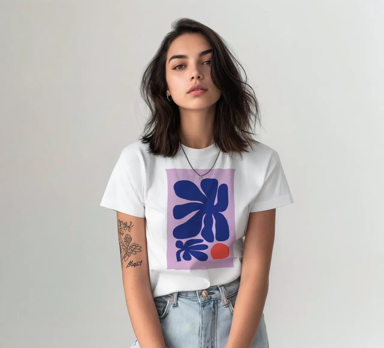 When Red Met Violet t-shirt da Pure