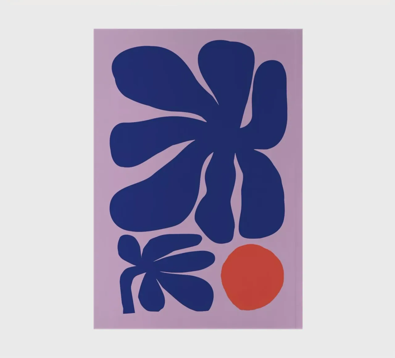 When Red Met Violet notebook by Pure