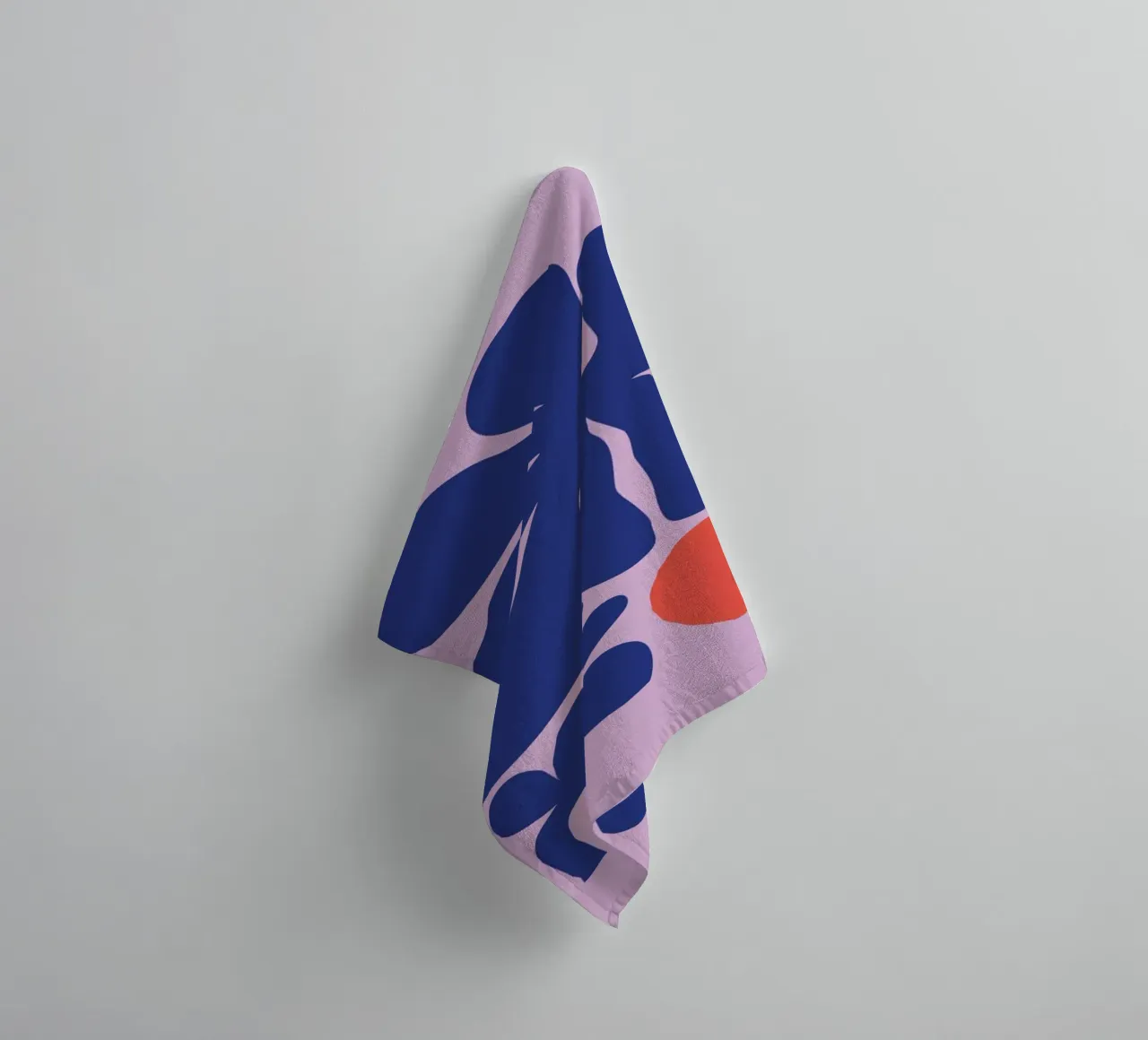 When Red Met Violet asciugamano da bagno da Pure