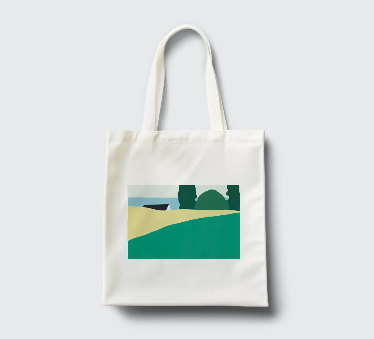 Tetto di un cottage borsa in juta da Little Dean