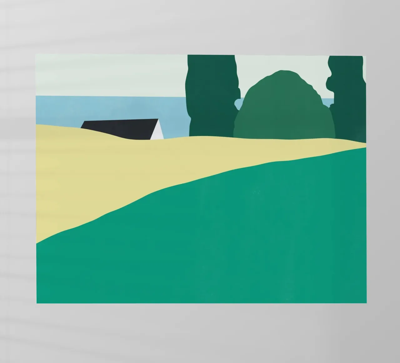 Tetto di un cottage pellicola backlit da Little Dean