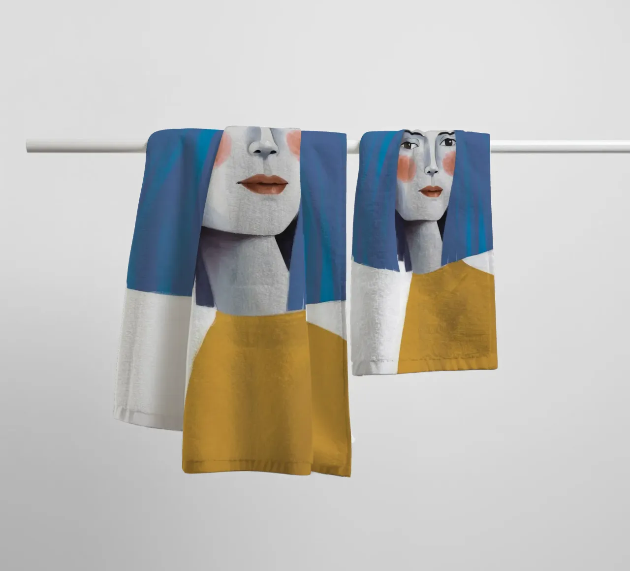 Corona di gatti stravaganti asciugamano da bagno da Aether Brush