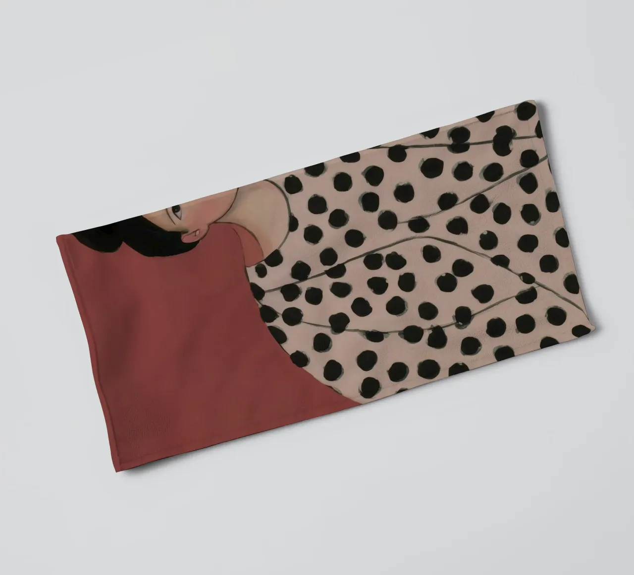 Sollievo a pois asciugamano da bagno da Aether Brush