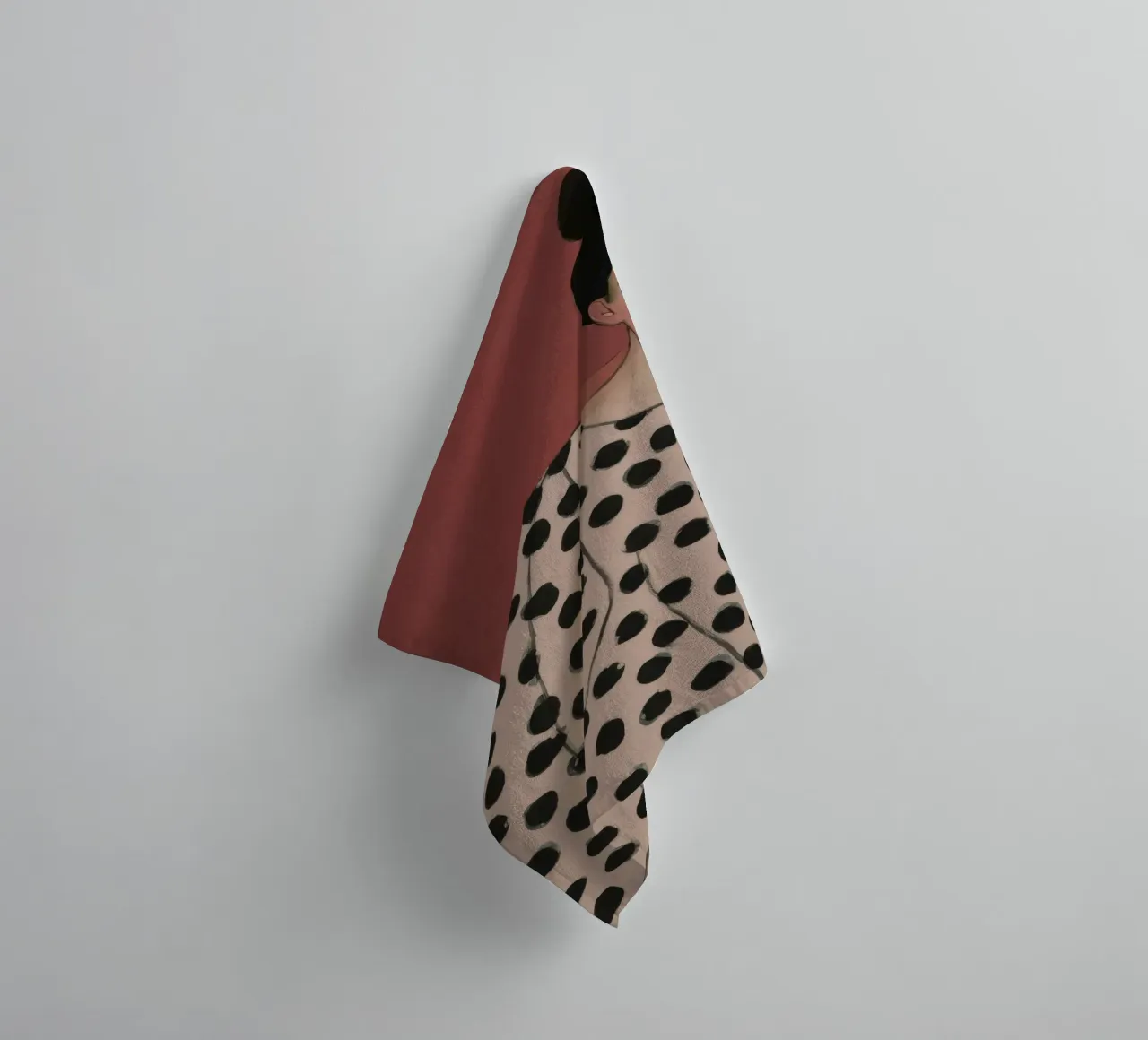 Sollievo a pois asciugamano da bagno da Aether Brush