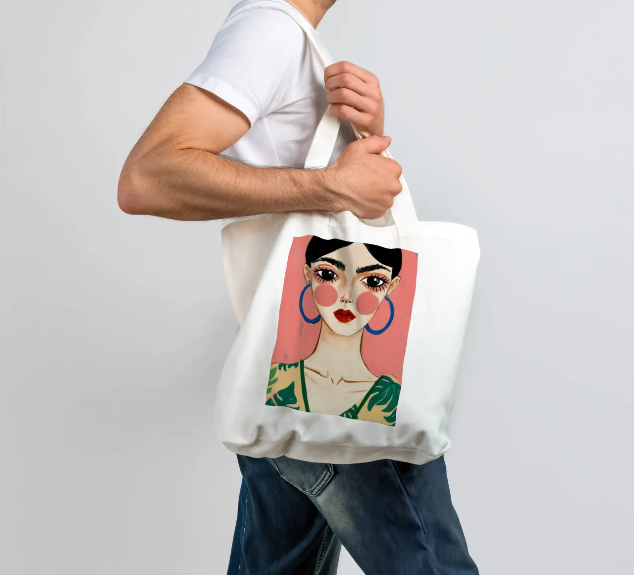 Sovrano retrò in grassetto borsa in juta da Aether Brush