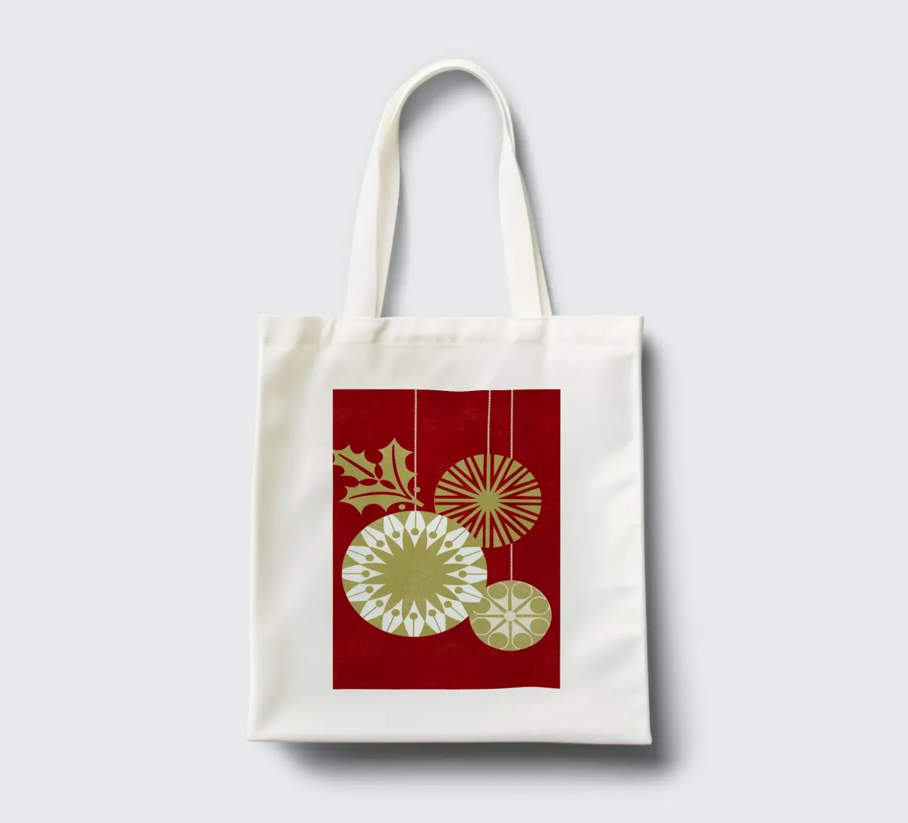 Golden Baubles Jutebeutel von Catherine Aguilar