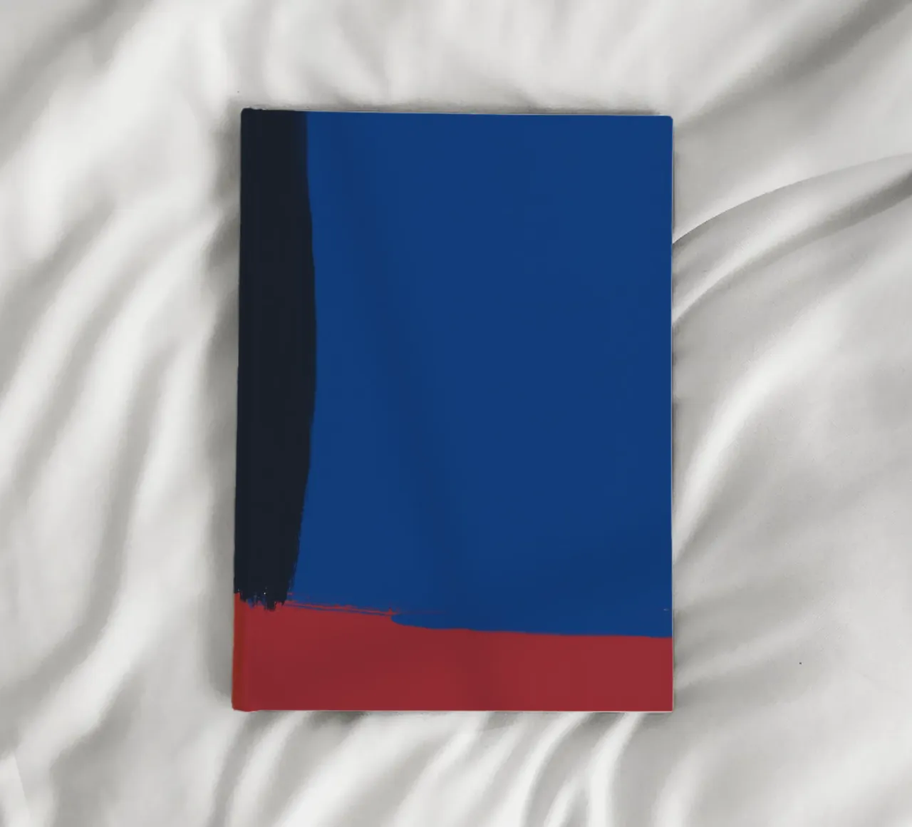 Abstract color block composition notebook by Little Dean