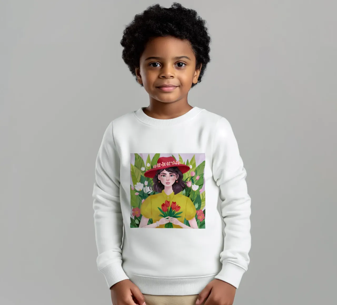 Tulipán Spring Reverie sudadera para niño de Aether Brush