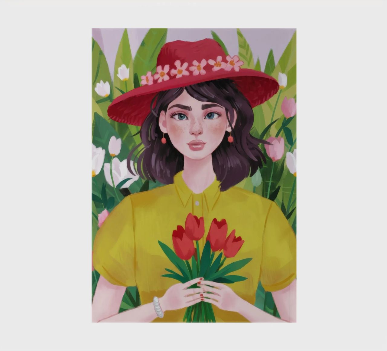 Tulip Spring Reverie notebook by Aether Brush