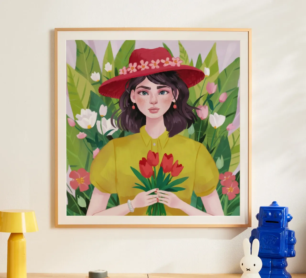 Tulip Spring Reverie hahnemühle by Aether Brush