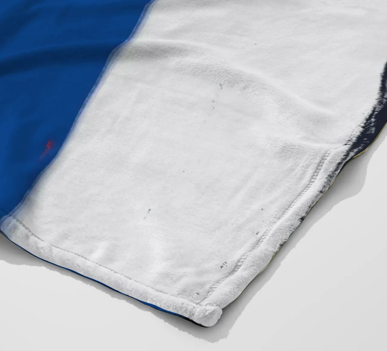 Abstract color block composition x fleece blanket by Little Dean