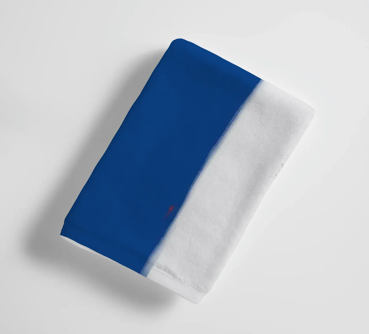 Abstracte kleurenblok compositie x badhanddoek van Little Dean
