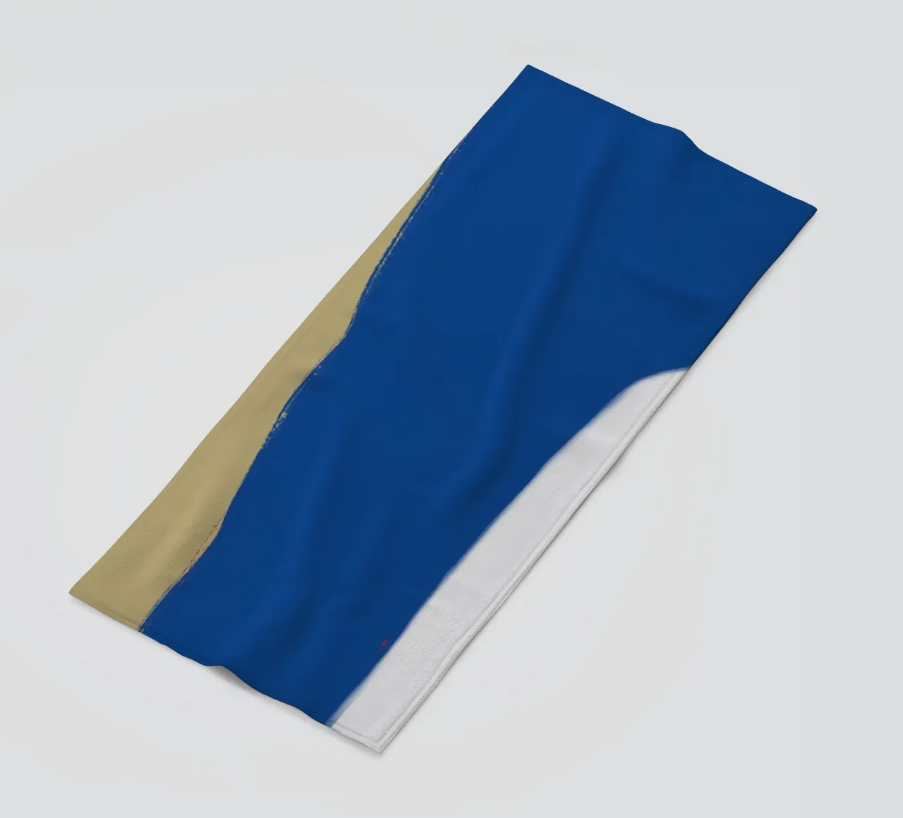 Abstract color block composition x beach towel by Little Dean