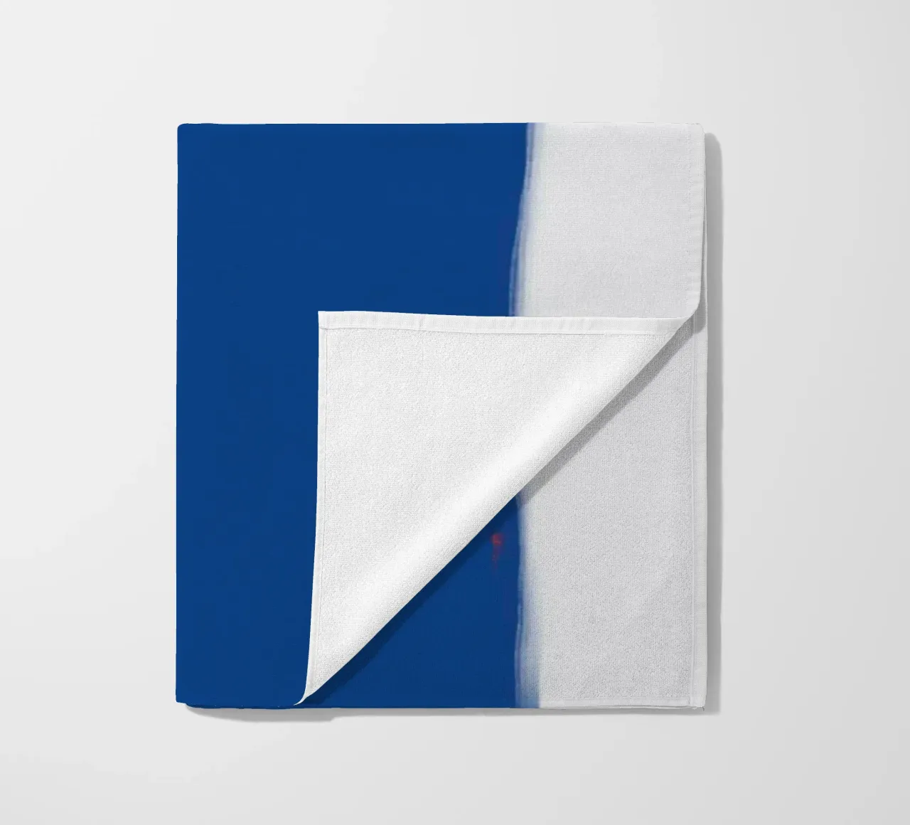 Abstract color block composition x beach towel by Little Dean