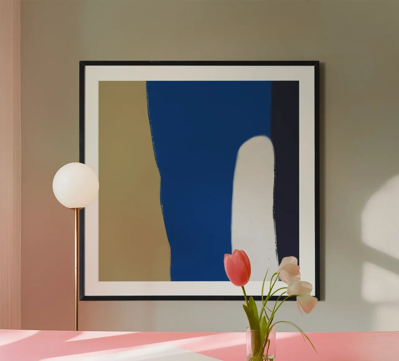 Abstract color block composition x hahnemühle by Little Dean