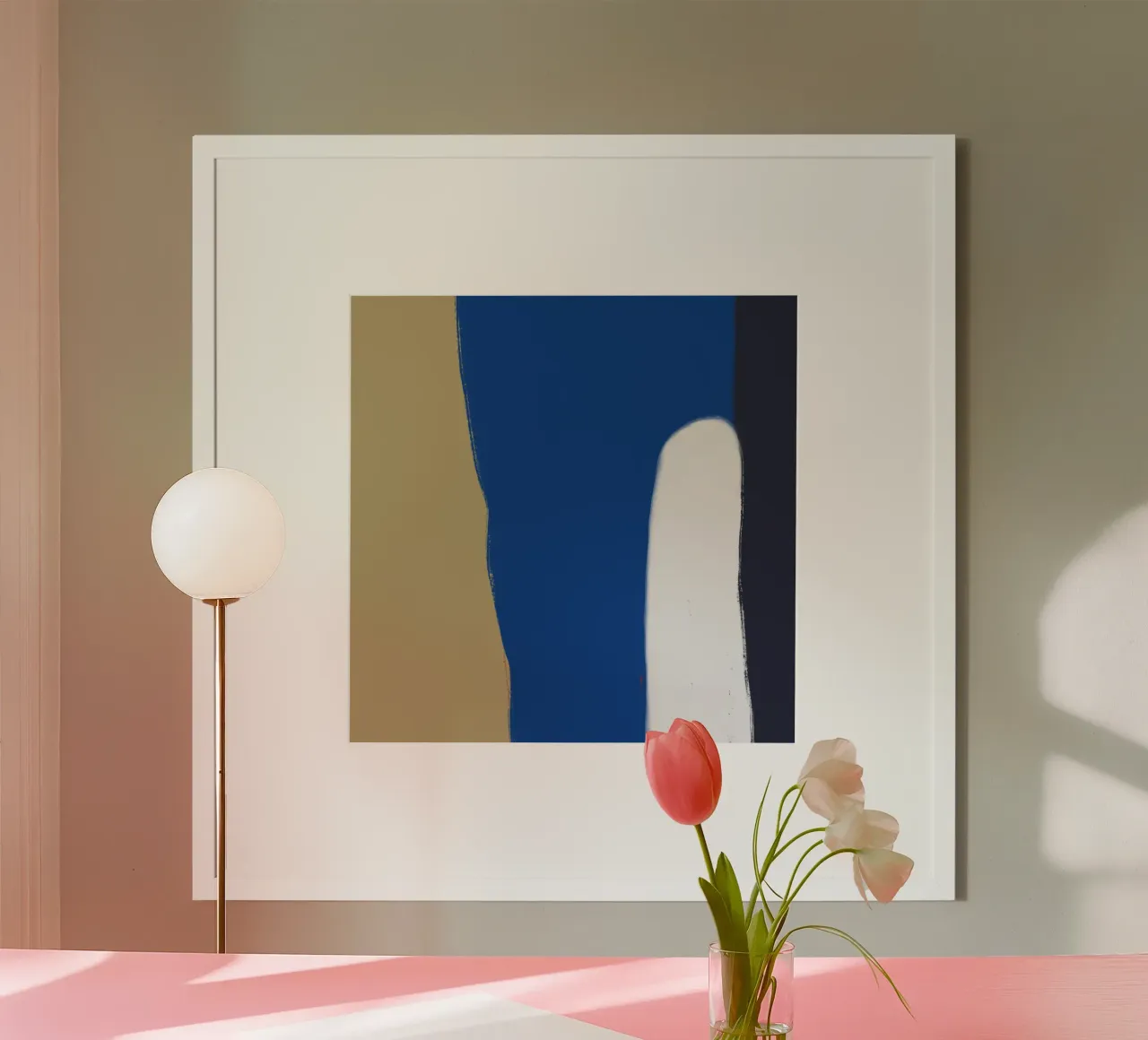 Abstract color block composition x hahnemühle by Little Dean