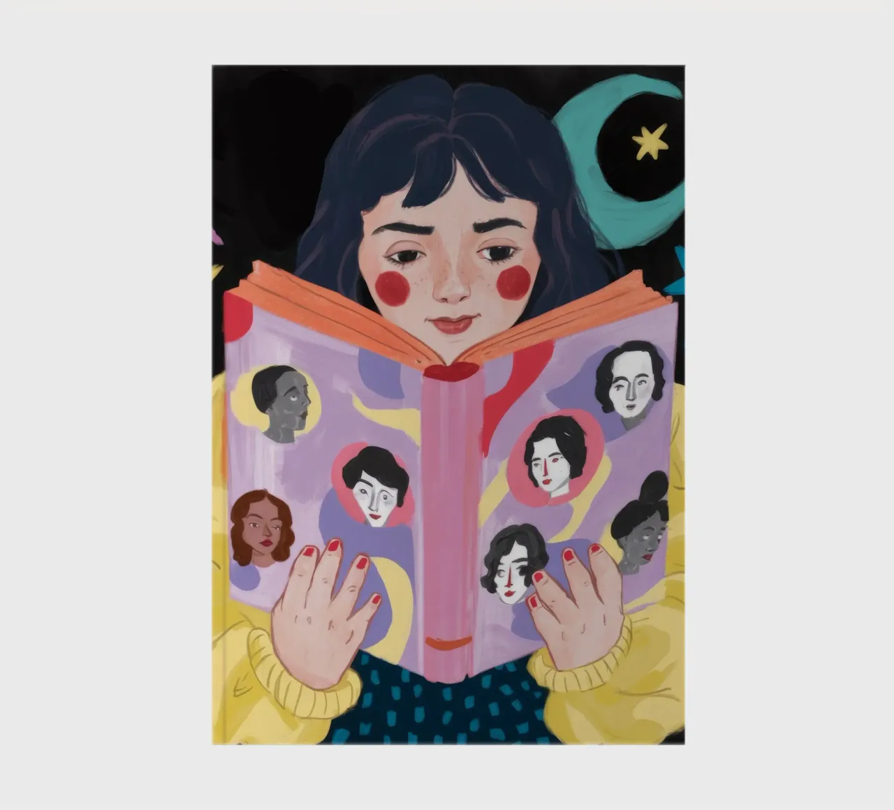 Galactic Story Dreamer notebook by Aether Brush