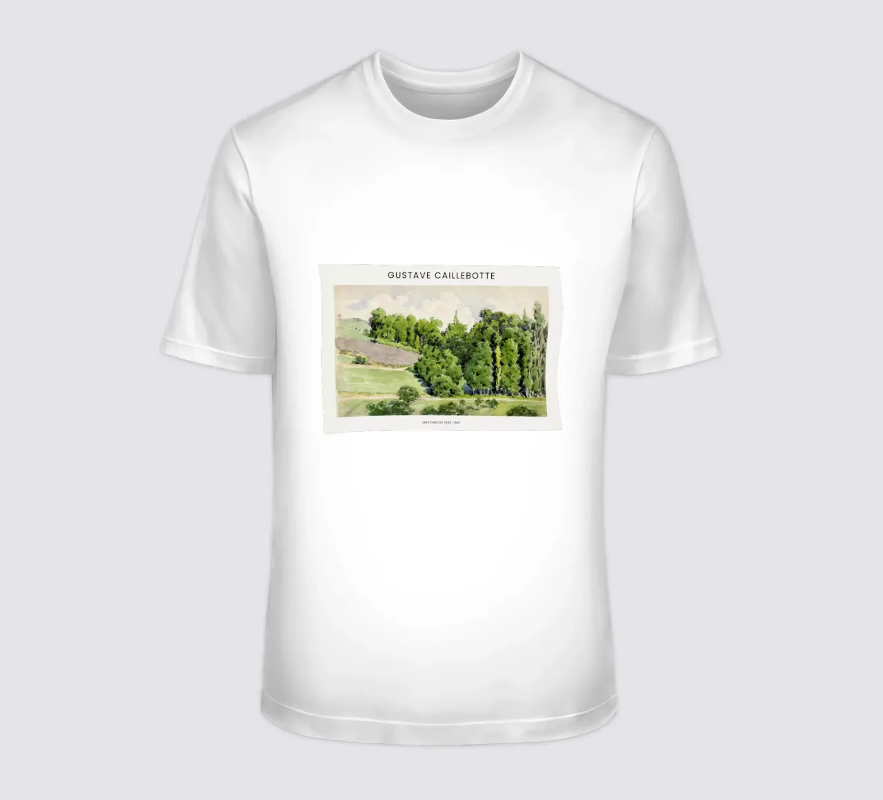 Caillebotte - Sketchbook t-shirt by Vintage by JUNIQE