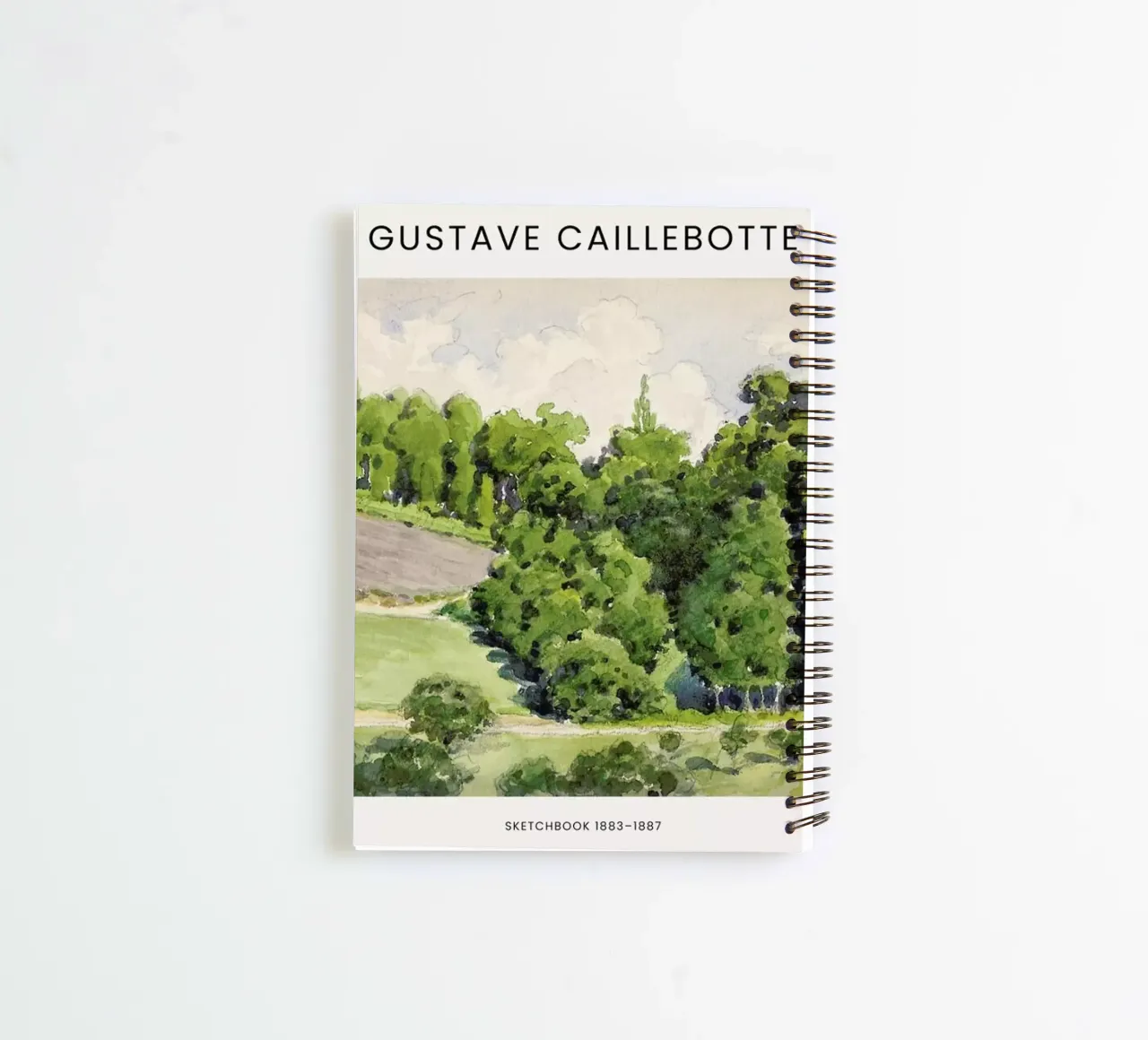 Caillebotte - Sketchbook spiral notebook by Vintage by JUNIQE