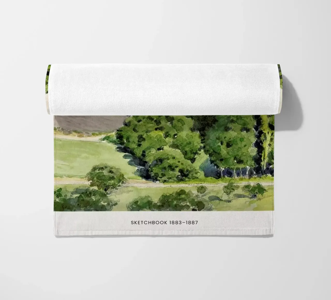 Caillebotte - Sketchbook telo mare da Vintage by JUNIQE