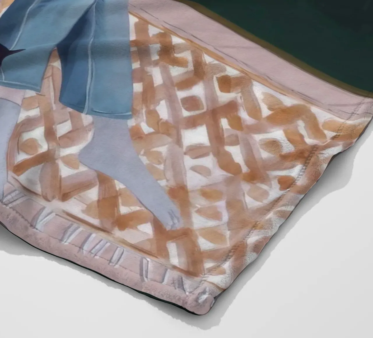 Reverie casalinga d'oro coperta in pile da Aether Brush