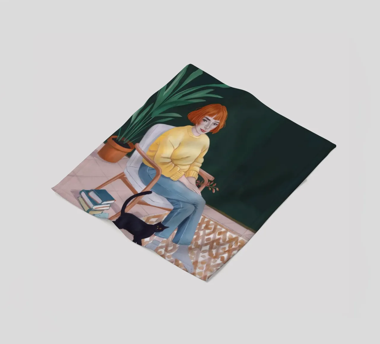 Reverie casalinga d'oro coperta in pile da Aether Brush