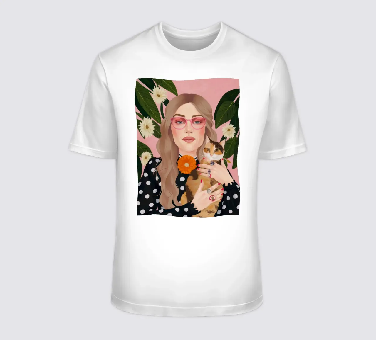 Abbraccio floreale etereo t-shirt da Aether Brush