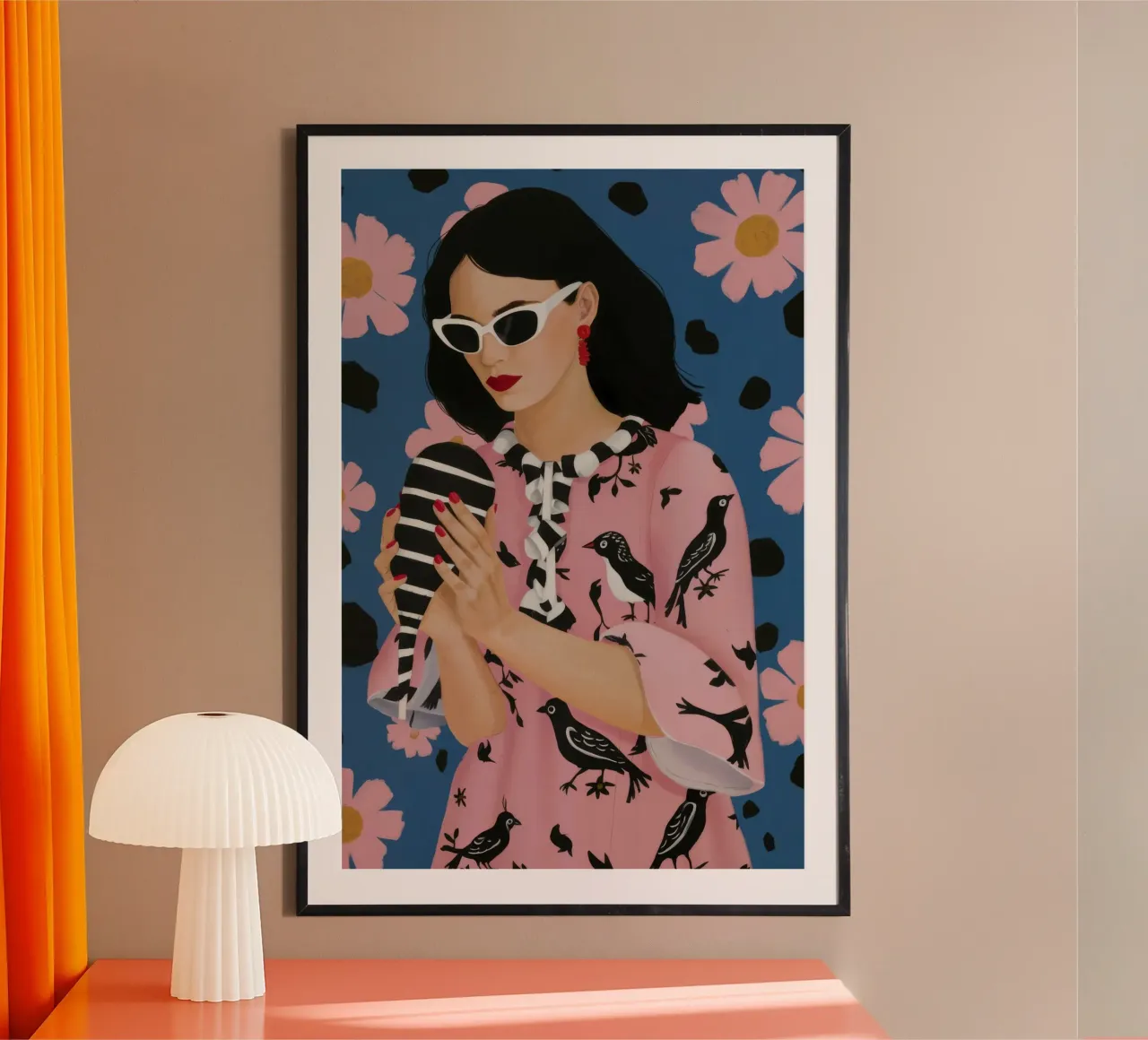 Enigma mistico floreale poster da Aether Brush