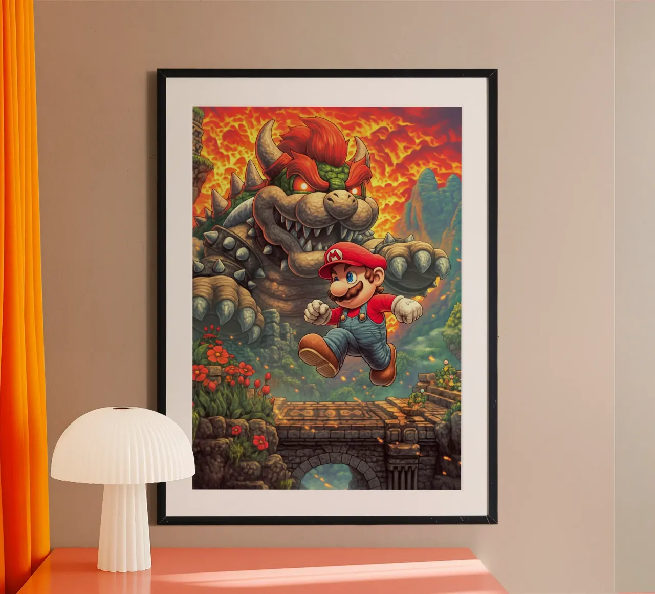 Super Mario poster by Fleur de Lys