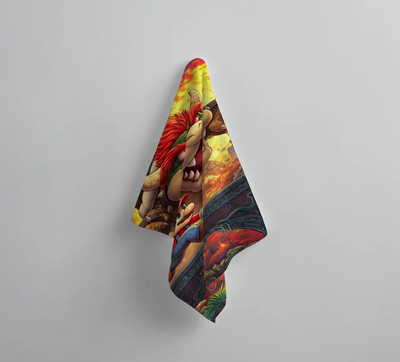 Super Mario towel by Fleur de Lys